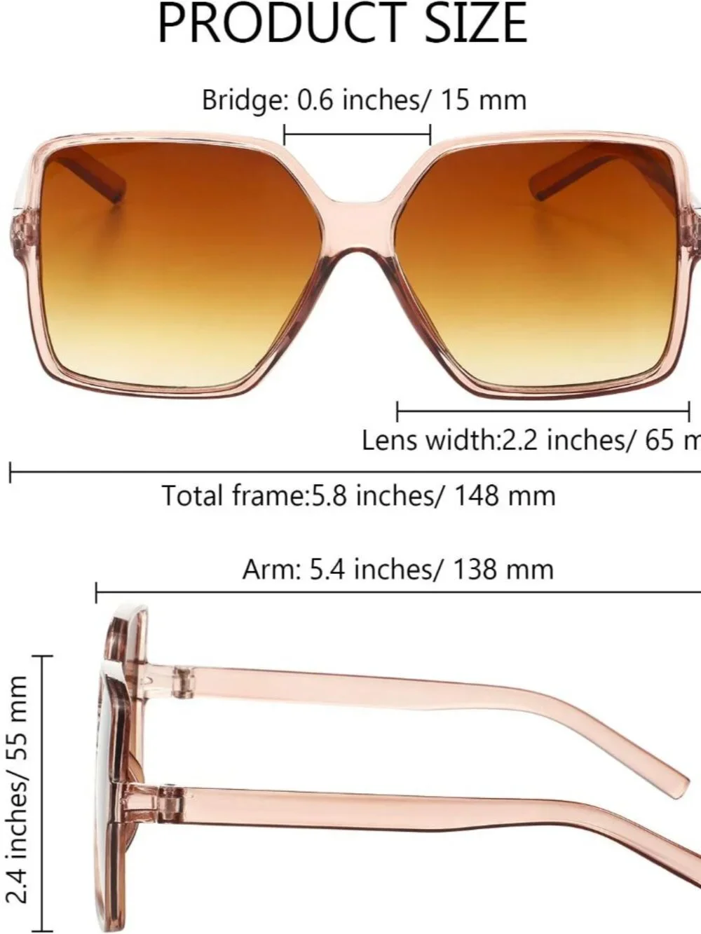 Fashionable Oversized Square Sunglasses with Polarized Lenses – 3 Chic Options